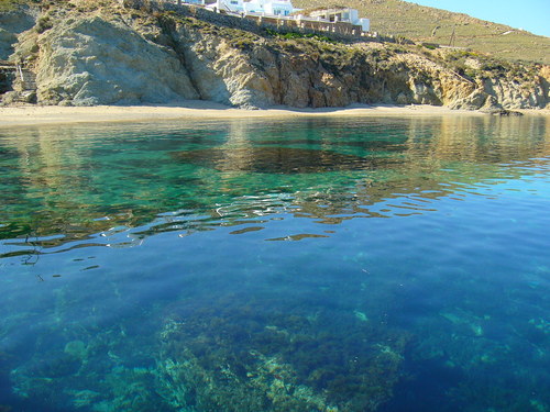 La mer... Des eaux transparantes et claires...